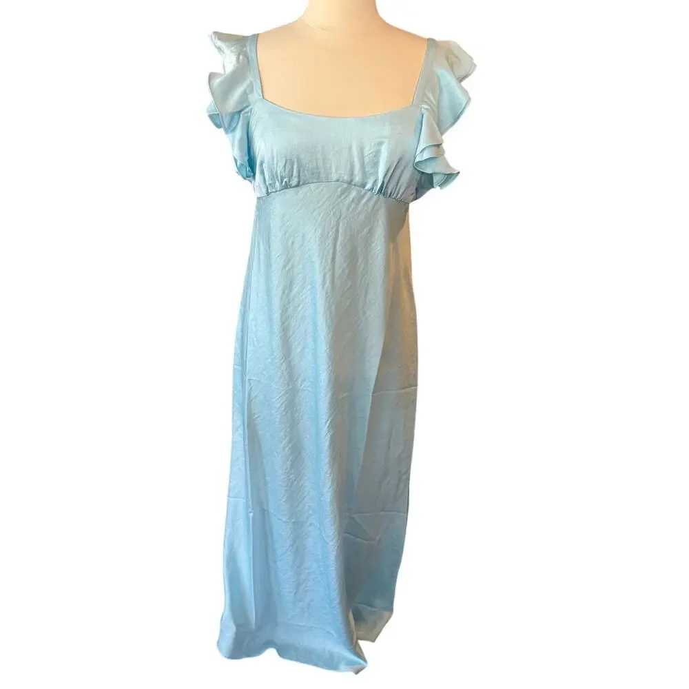 Madewell Light Blue Maxi Dress - Picture 4 of 15